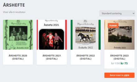Tidligere årshefter er tilgjengelige digitalt